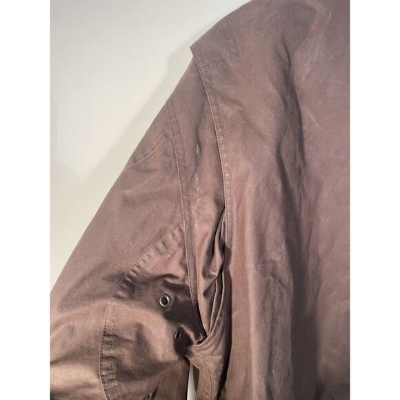 LL Bean British Millerain Waxed Cotton Bomber Style Jacket Men’s Size XLT - Picture 8 of 13